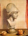 busto de minerva 1947 Giorgio de Chirico bodegón impresionista